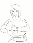  1girl animated avatar:_the_last_airbender big_breasts breast_drop breasts female female_only gif huge_breasts jay-marvel korra monochrome nipples solo tagme the_legend_of_korra 
