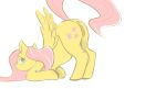  ass bent_over fluttershy friendship_is_magic my_little_pony pussy 