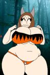  big_ass big_breasts chubby_female halloween_costume metalpipe55_(artist) nervous original yanara_toledo 