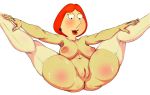  edit family_guy legoman lois_griffin pussy red white_background 