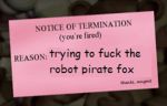  five_nights_at_freddy&#039;s foxy_(fnaf) humor rule_63 termination_notice 