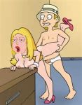  american_dad artist_request bad_edit cheating cheating_husband cheating_wife francine_smith head_swap jeff_fischer leg_lift penis_in_pussy 