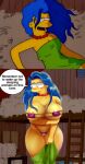  big_breasts delta26 edit huge_breasts marge_simpson milf the_simpsons yellow_skin 