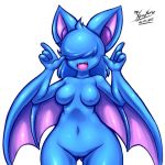  nintendo pokemon purple_nipples pussy tagme zubat 