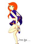  ass cheerleader disney kim_possible kimberly_ann_possible the_real_joe_cool white_background 
