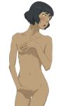  1girl anaxus avatar:_the_last_airbender covering female_only nude opal_bei_fong shy solo solo_female the_legend_of_korra 
