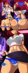  anus ass big_ass big_breasts bloo bloo_panties_(comic) blooregard breasts foster&#039;s_home_for_imaginary_friends frankie_foster midriff navel_piercing panties piercing pussy shadman 