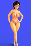  breasts hands_on_hips helen_parr pussy the_incredibles 