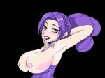 breasts breasts_out_of_clothes creatures_(company) elbow_gloves fantina_(pokemon) game_freak ghost_type_trainer gym_leader huge_breasts humans_of_pokemon melissa_(pokemon) nintendo nipples pale_skin pigtails pokemon_(anime) pokemon_(game) pokemon_diamond_pearl_&amp;_platinum pokemon_dppt violet_eyes violet_hair