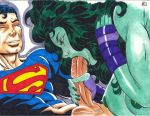 avengers crossover dc_comics green_skin hulk_(series) jennifer_walters justice_league marvel marvel_comics rob_durham she-hulk superheroine superman superman_(series)