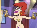  big_breasts cartoon cookie_falcone fugget_about_it pasties stripper 