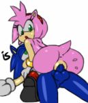  amy_rose ass gif pussy riding sex sonic_(series) sonic_the_hedgehog 