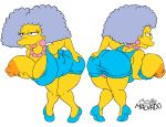  ass big_breasts big_lips breasts chubby clothes erect_nipples female hair happy hips josemalvado large_ass lips milf nipples panties plump pussy round_ass selma_bouvier slut solo the_simpsons tongue white_background whore wide_hips yellow_skin 