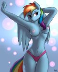  ass friendship_is_magic my_little_pony nipples panties rainbow_dash topless wings 