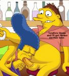 barney_rubble breasts_out_of_clothes cheating_wife fellatio gif marge_simpson public_sex the_simpsons yellow_skin