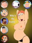  big_breasts black_panties breasts brian_griffin dog family_guy lois_griffin panties topless 