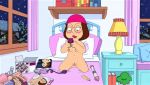  breasts dildo erect_nipples family_guy glasses hat meg_griffin nude pussy_lips shaved_pussy squatting 