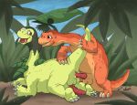  animated bayleef gif land_before_time littlefoot male_only washa_(artist) yaoi 