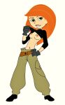  1girl breasts erect_nipples female_only flashing full_body kim_possible kimberly_ann_possible no_bra plovart solo_female teen 