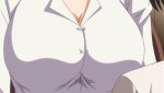 animated assisted_exposure big_breasts bounce bouncing bouncing_breasts breast_drop breasts gif huge_breasts lowres nipples no_bra poro reunion shirt shirt_lift undressing upper_body
