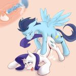  ahegao cum_inside equine friendship_is_magic my_little_pony penis rarity_(mlp) soarin vaginal womb x-ray 