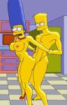  bart_simpson gif looping_animation marge_simpson the_simpsons 