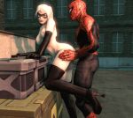 andreygovno animated ass black_cat black_cat_(marvel) breasts domino_mask felicia_hardy from_behind gif marvel marvel_comics nude penis_in_pussy pussy sex spider-man spider-man_(series)