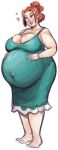 green_eyes maggie original_character pregnant red_hair