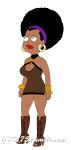  afro american_dad big_breasts breasts cleavage francine_smith gp375 race_change 