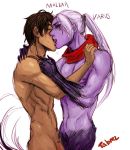  gay kissing league_of_legends malzahar tagme varus 