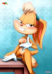  bbmbbf fur34 fur34* grin lagomorph lola_bunny looney_tunes palcomix table_sex the_looney_tunes_show wet_pussy 