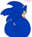  2015 anthro anus ass big_ass girly habbodude hedgehog male mammal sega solo sonic_(series) sonic_the_hedgehog testicles thecon 