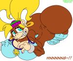  ass big_ass big_breasts breasts clothes colored cute donkey_kong_(series) erect_nipples female habbodude hair hips horny kong large_ass monkey nintendo nipples nude solo text tiny tiny_kong virus-20 wide_hips 