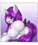  aftersex cum friendship_is_magic looking_back my_little_pony purple_hair pussy solo wickedsilly_(artist) 