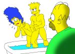 bart_simpson cheating_wife dennis_clark homer_simpson marge_simpson the_simpsons white_background yellow_skin
