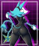 1girl 2d 2d_(artwork) absurd_res alternate_version_available anthro anus ass blue_hair breasts catgirl darkner deltarune deltarune_chapter_2 digital_media_(artwork) female_only furry jackintaro nude pussy robot simple_background smile solo_female tasque_manager tasque_manager_(deltarune) undertale_(series) video_game_character video_game_franchise video_games