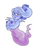  2015 blue_eyes blue_skin breasts cute female gas ghost nude pussy unknown_artist white_background 