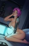  1girl areola breasts cyborg_(designation) deilan12 female_only high_resolution looking_at_viewer nipples 