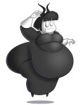  bald big_breasts chubby creepy_susie goth huge_ass ribbon the_oblongs tubbytoons wig 