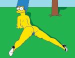  ass homerjysimpson marge_simpson nude pussy the_simpsons yellow_skin 
