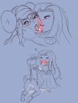  2_girls french_kiss game_freak hilda_(pokemon) jynx kissing nintendo pokemon saliva ungulatr yuri 