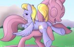  1girl anus ass cloud_kicker cloud_kicker_(mlp) cutie_mark female female_only female_pegasus friendship_is_magic looking_at_viewer my_little_pony nude open_mouth outdoor outside pegasus pussy solo statue tail tongue_out wings 