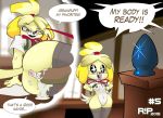 animal_crossing animal_crossing_new_leaf anthro anus areola breasts canid canine canine_humanoid cum cum_in_pussy cum_inside daydream dildo dog doubutsu_no_mori english_text erect_nipples erection female furry hair_tie human isabelle_(animal_crossing) isabelle_after_hours jingle_bell male male/female mammal nintendo nipples penetration penis ponytail pussy r!p secretary sex sex_toy shih_tzu shizue_(doubutsu_no_mori) testicles text thick_ass thick_legs thick_thighs vaginal vaginal_penetration video_games yellow_fur