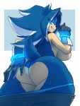  2015 anthro ass big_ass big_breasts bigdad breasts fan_character female furry hedgehog insanely_hot looking_at_viewer mammal nude smile sonic_(series) underboob 