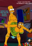 animated bart_simpson big_breasts blue_hair breasts child cleavage doggy_position gif hair incest marge_simpson milf mother_and_son necklace nipples panties_around_knees pearl_necklace pearls shota shotacon the_simpsons yellow_skin