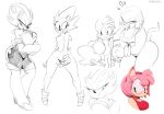  amy_rose anthro ass breasts crossgender female hedgehog knuckles_the_echidna mammal miles_&quot;tails&quot;_prower shadow_the_hedgehog sonic_(series) sonic_the_hedgehog sunibee 