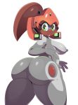  anthro areola ass big_ass blush breasts looking_at_viewer looking_back machine mechanical nipples nude presenting presenting_hindquarters proxy proxy_(character) robot sideboob solo sssonic2 standing teeth thick_thighs wide_hips 