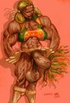 big_breasts breasts cheerleader futanari intersex muscle zebodoy_(artist) 