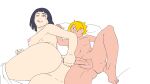  1boy 1girl age_difference before_sex big_ass boruto:_naruto_next_generations boruto_uzumaki cheating cheating_wife hand_on_penis hinata_hyuuga incest looking_at_penis lying_on_bed mother_and_son naruto thick_thighs tongue_out 