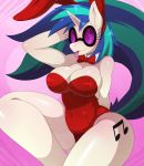  2015 big_breasts breasts cleavage clothed clothing equine female friendship_is_magic horn mammal my_little_pony solo sssonic2 unicorn vinyl_scratch 